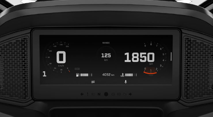 10.25 IN. TOUCHSCREEN DISPLAY WITH BRP TM CONNECT AND APPLE CARPLAY